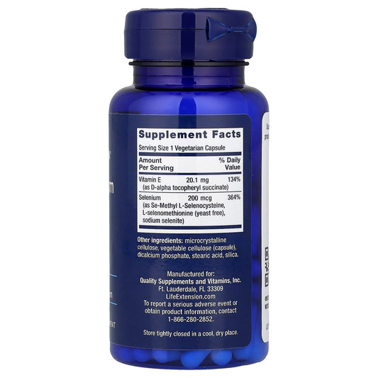Super Selenium Complex & Vitamin E - 100 vcaps