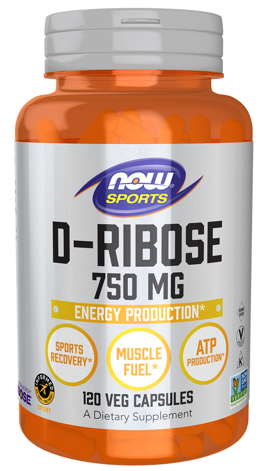 D-Ribose, 750mg - 120 vcaps