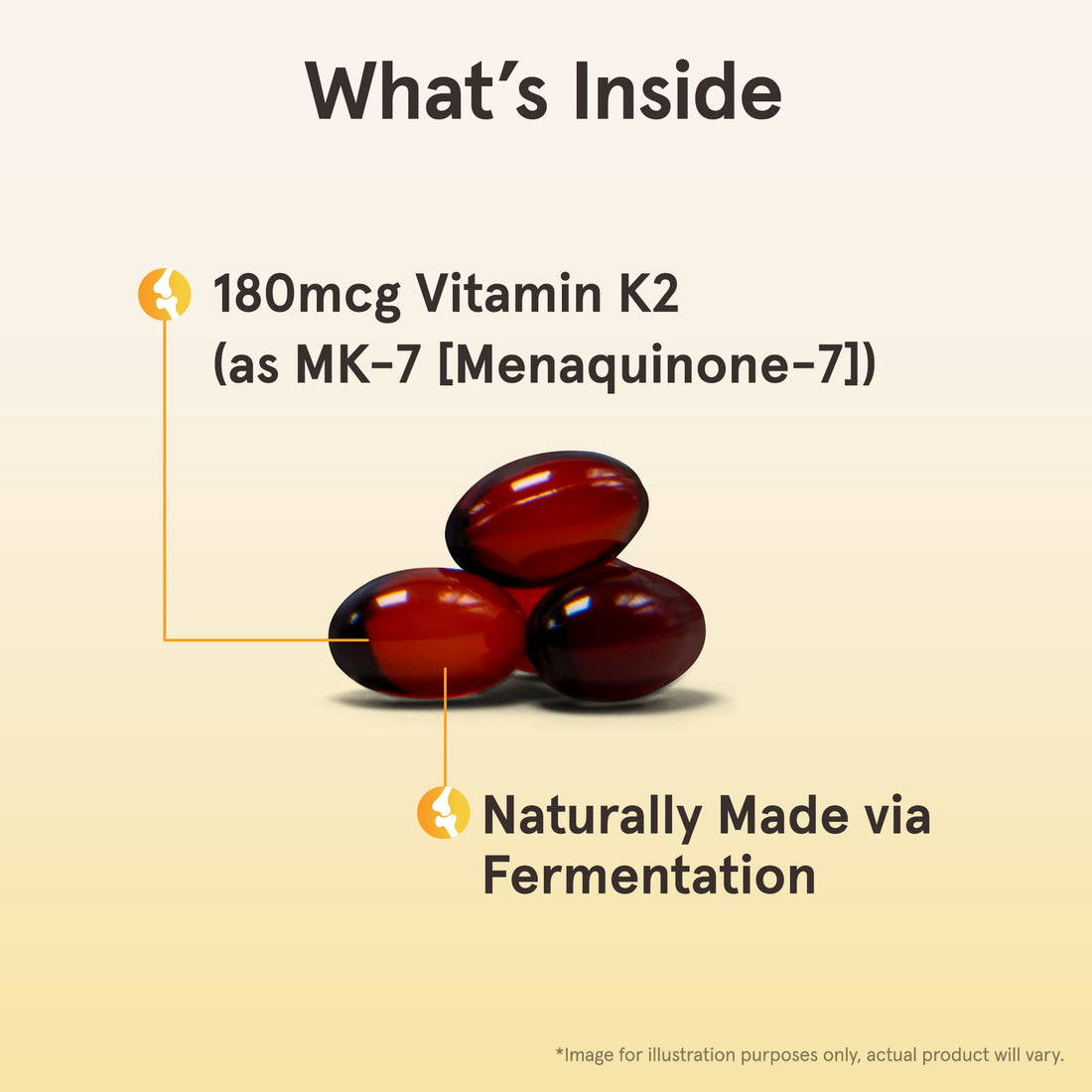 Jarrow Formulas MK-7, 180mcg - 30 softgels - image 4