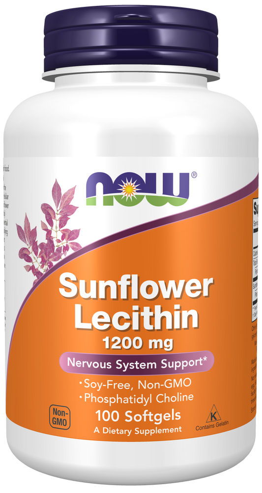 Sunflower Lecithin, 1200mg - 100 softgels