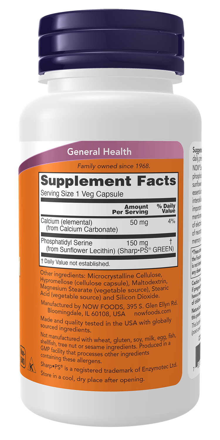Phosphatidyl Serine, 150mg Soy Free - 60 vcaps