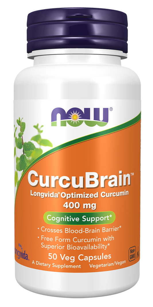 CurcuBrain, 400mg - 50 vcaps