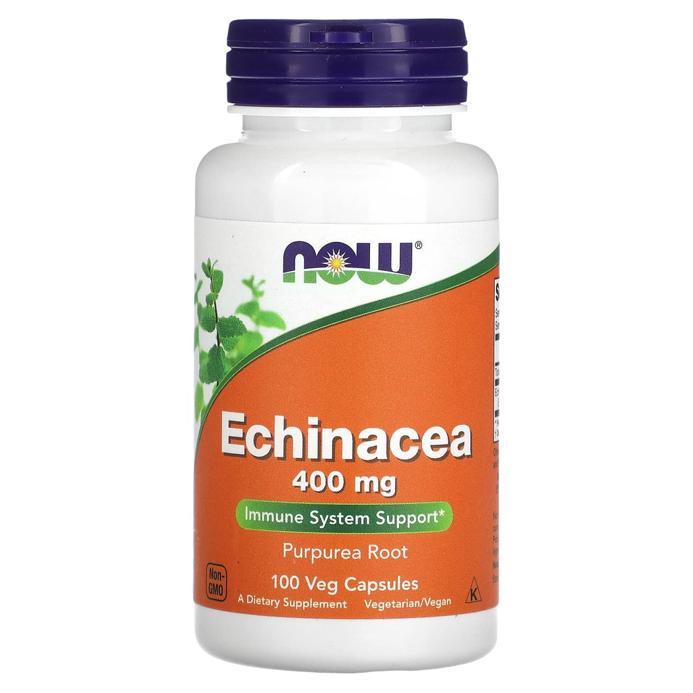 NOW Foods Echinacea, 400mg - 100 vcaps