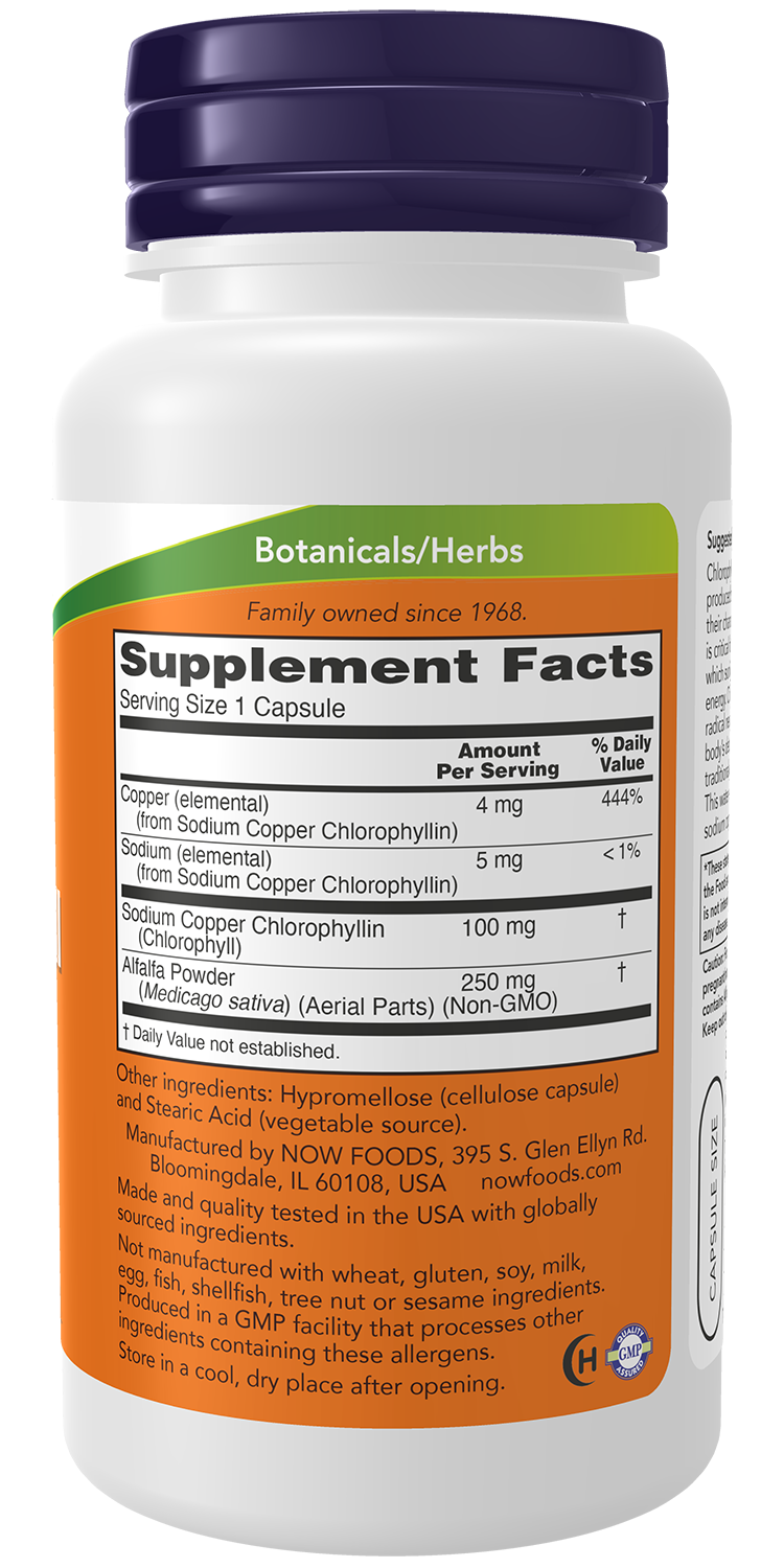 Chlorophyll, 100mg - 90 vcaps