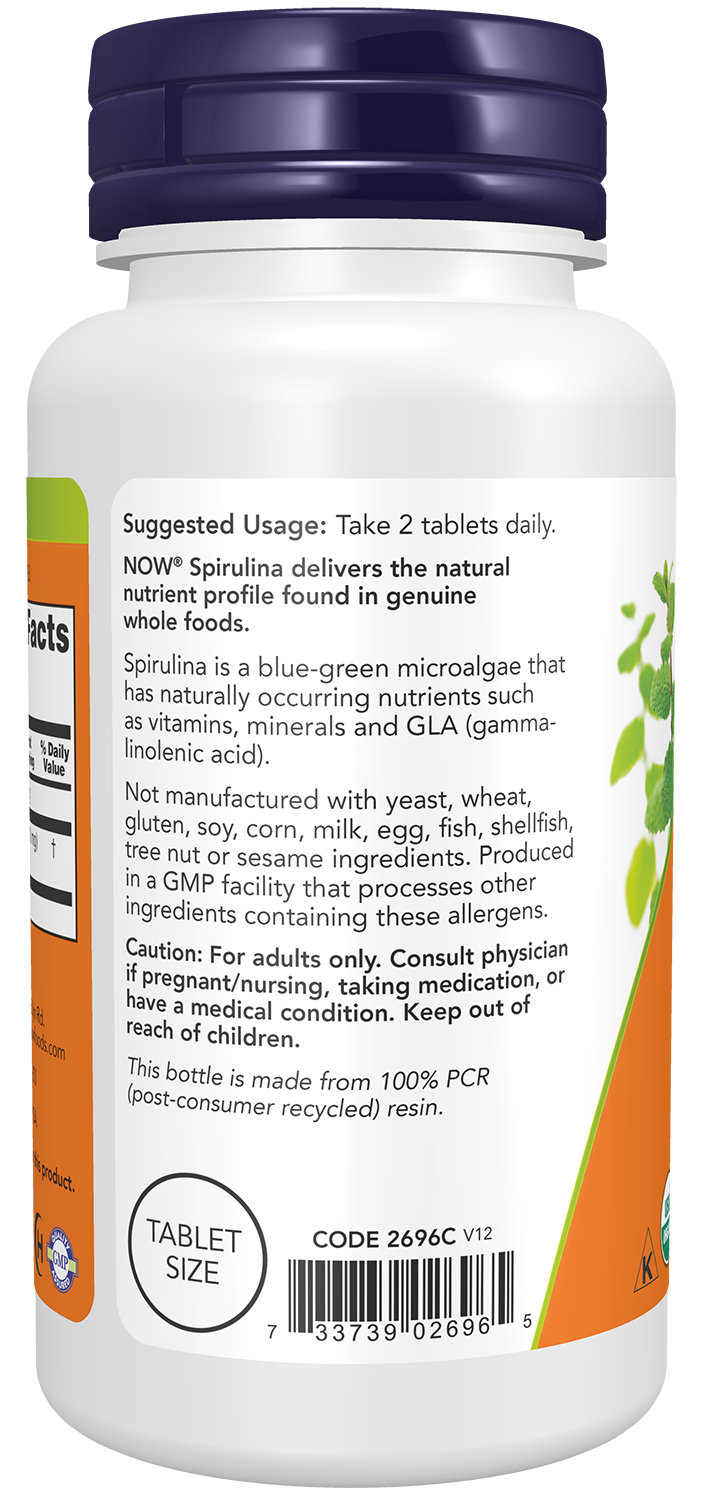 Spirulina, 1000mg - 120 tabs