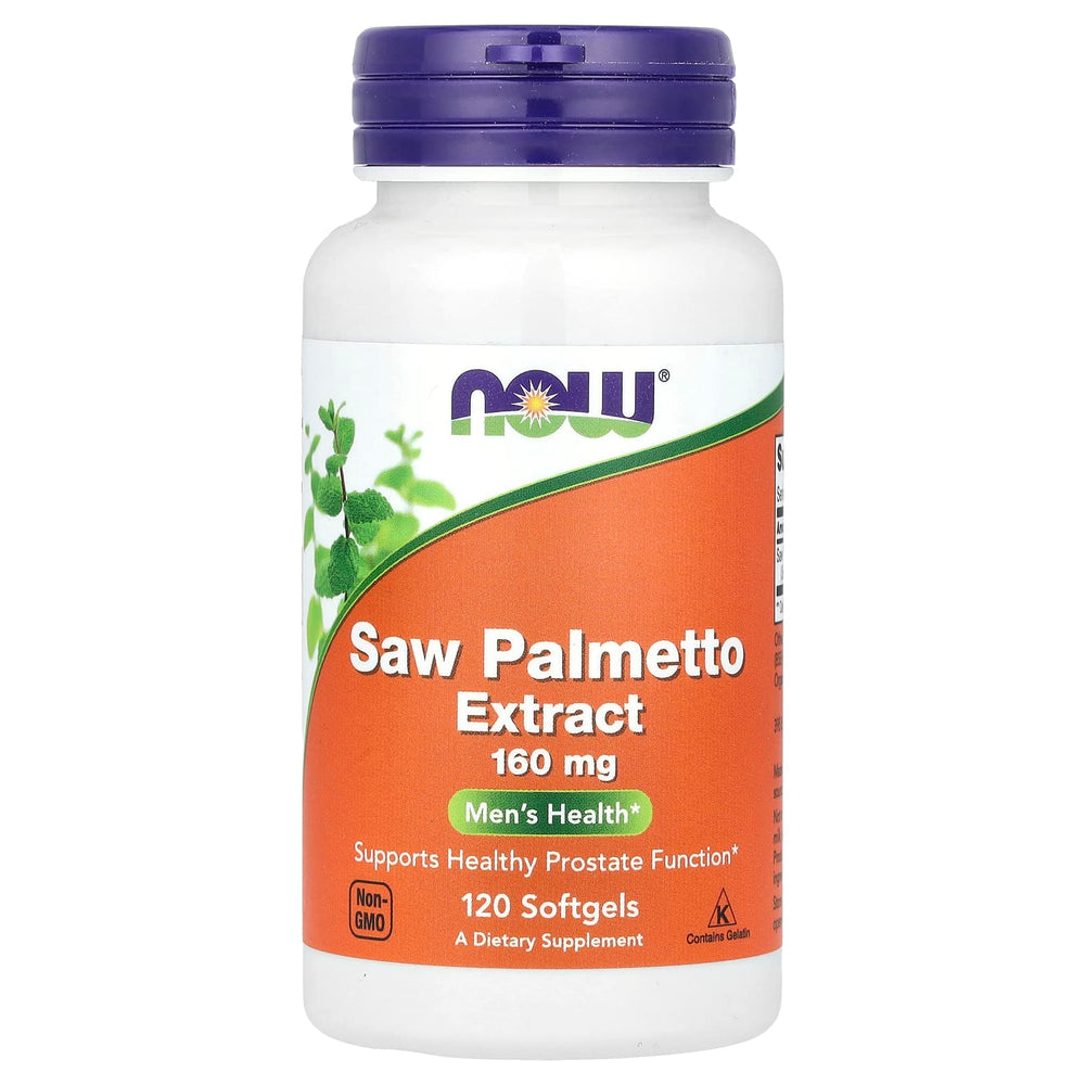 NOW Foods Saw Palmetto Extract, 160mg - 120 softgels
