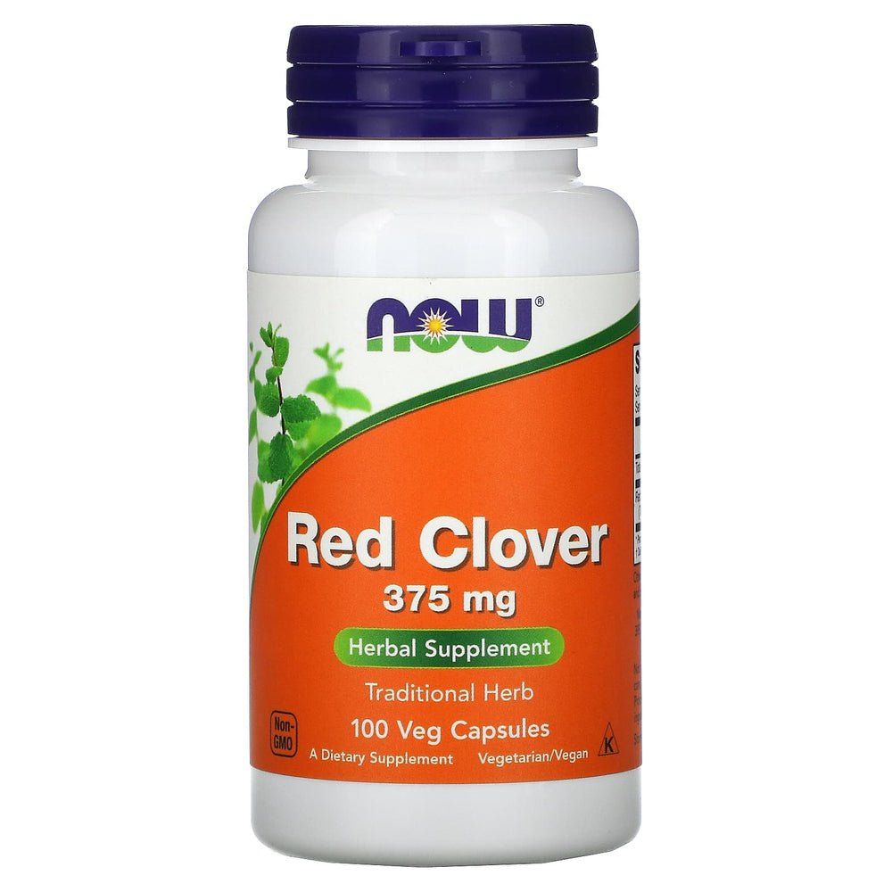 NOW Foods Red Clover, 375mg - 100 caps