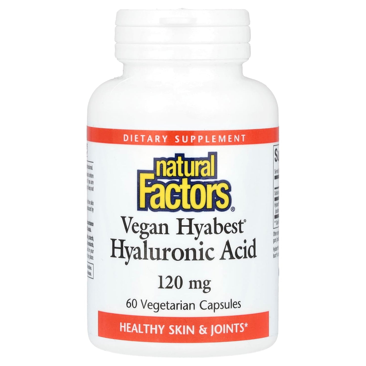 Hyaluronic Acid, 120mg - 120 vcaps