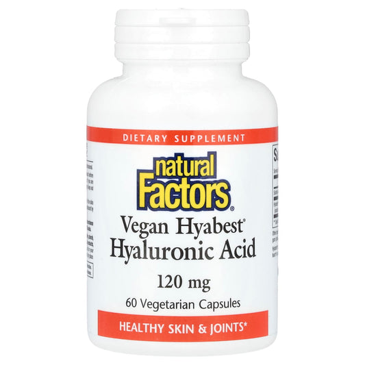 Hyaluronic Acid, 120mg - 120 vcaps