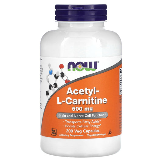 Acetyl-L-Carnitine, 500mg - 200 vcaps