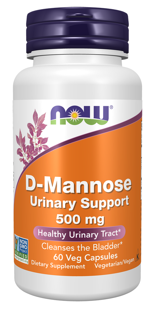 D-Mannose, 500mg - 60 vcaps