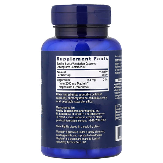 Neuro-Mag Magnesium L-Threonate - 90 vcaps