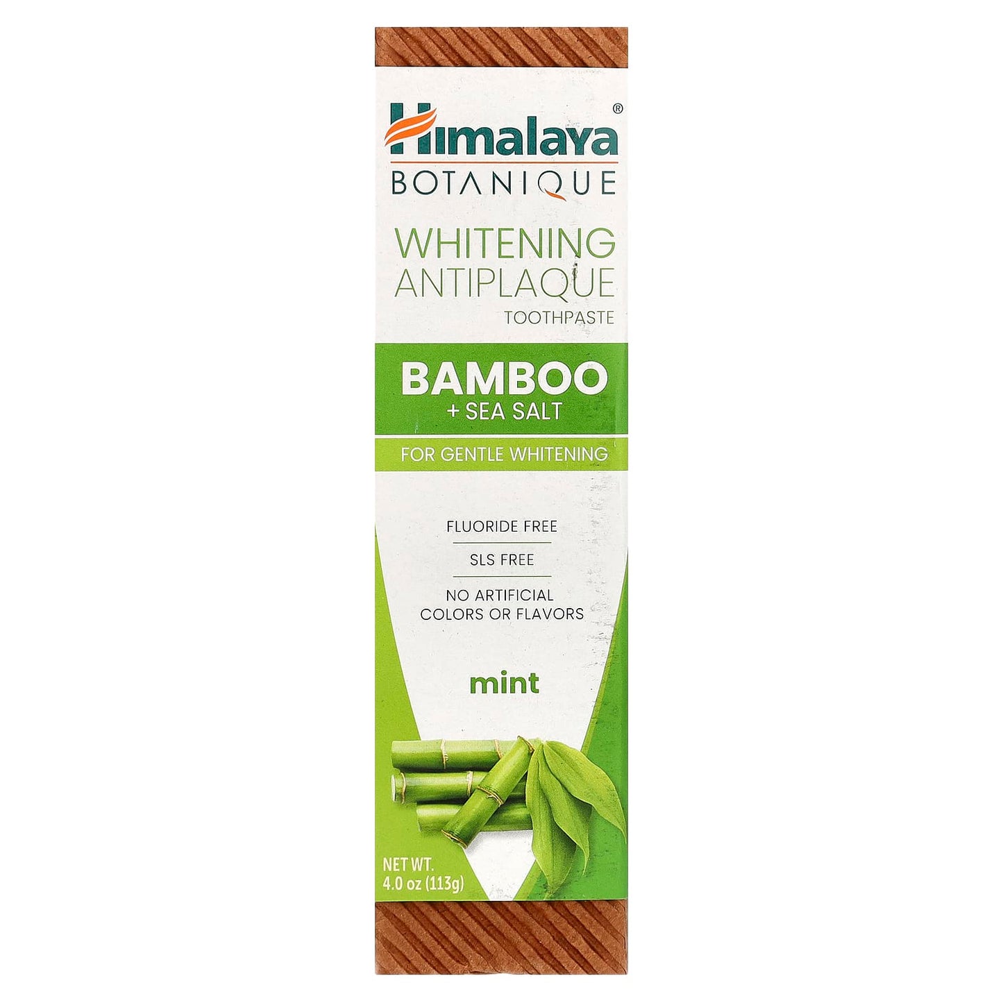 Whitening Antiplaque Bamboo & Sea Salt Mint Toothpaste