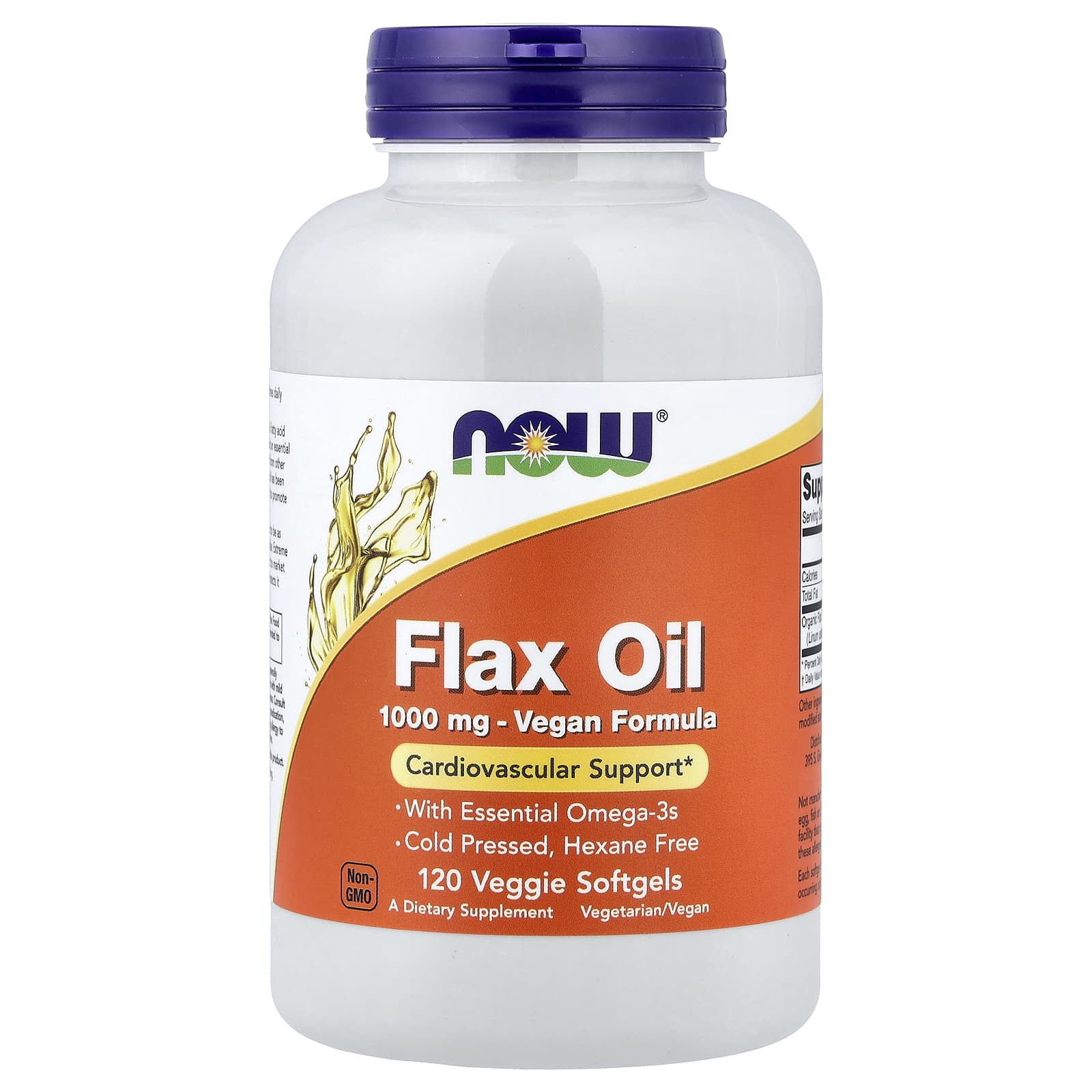 Flax Oil, 1000mg - 250 softgels