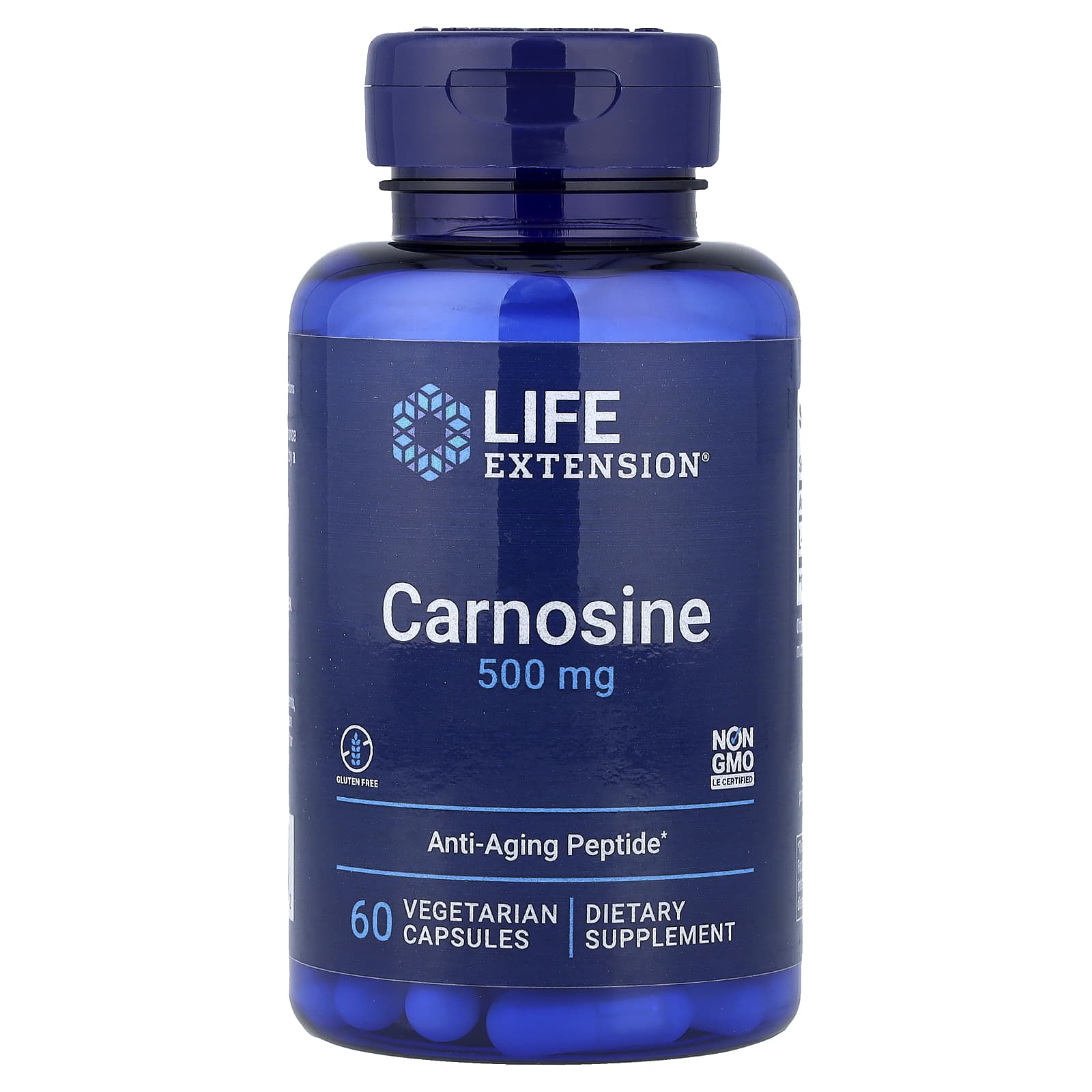 Carnosine, 500mg - 60 vcaps