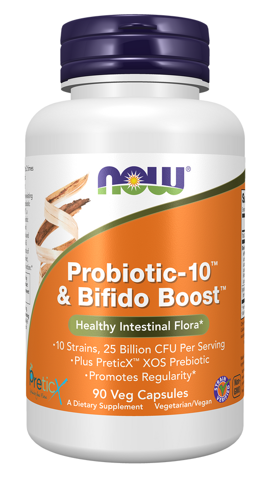 Probiotic-10 & Bifido Boost - 90 vcaps