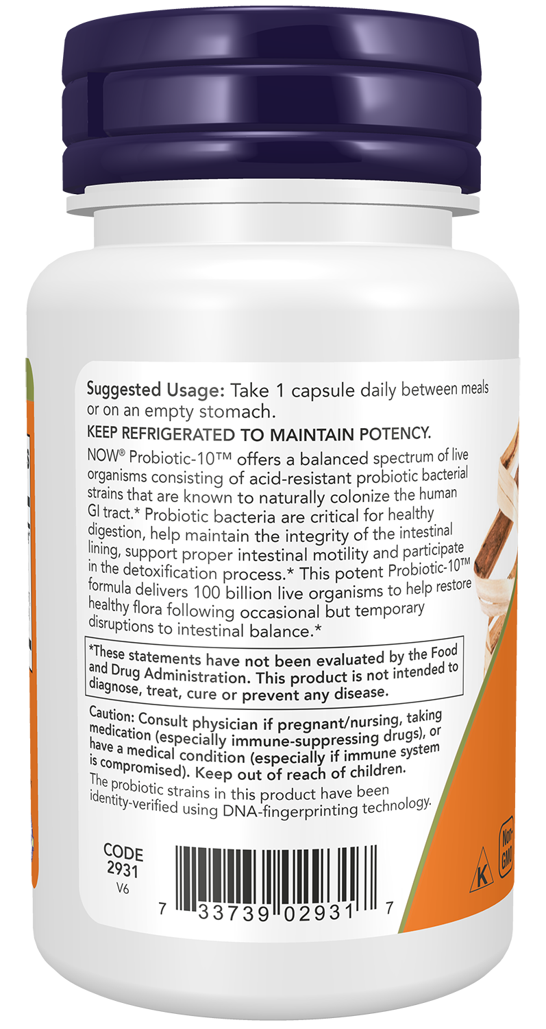 Probiotic-10, 100 Billion - 30 vcaps