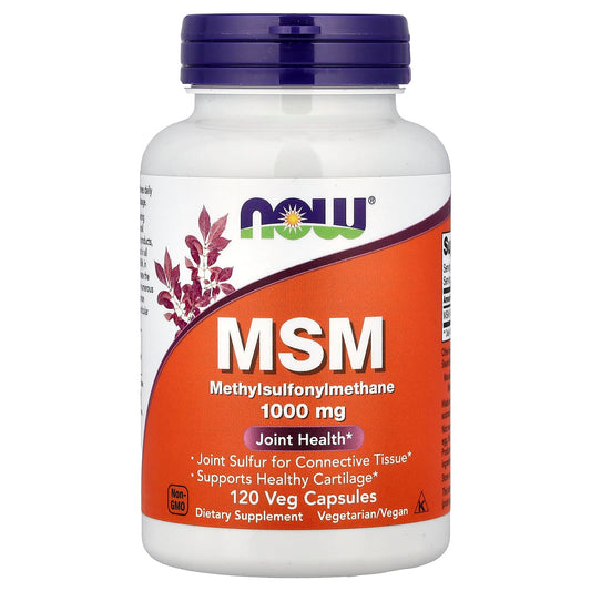 MSM Methylsulphonylmethane, 1000mg - 120 vcaps