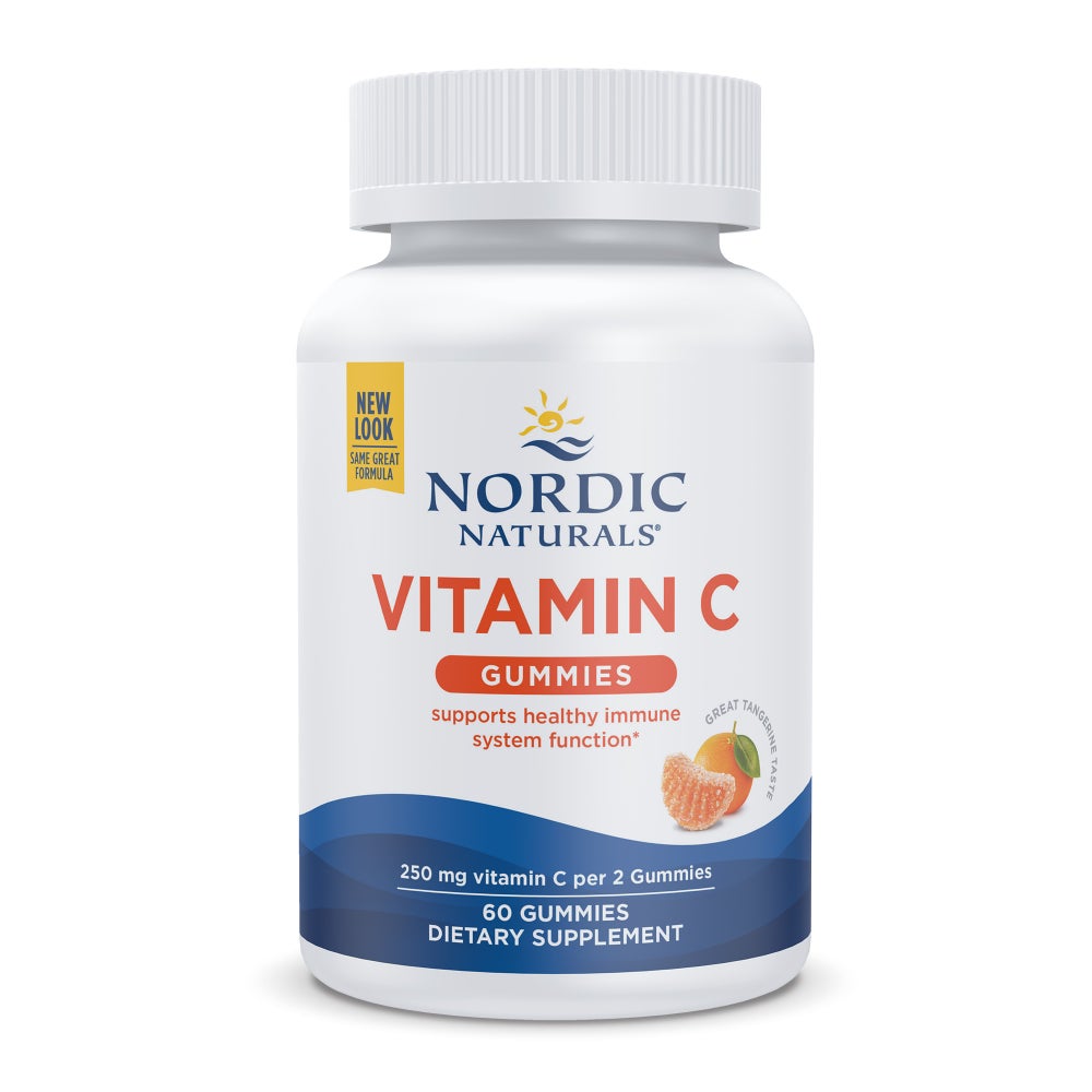 Vitamin C Gummies, 250mg Tangerine - 120 gummies