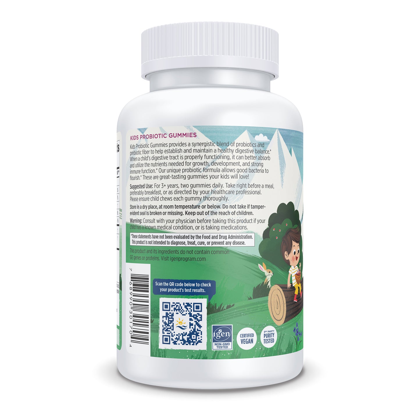 Probiotic Gummies Kids, Merry Berry Punch - 60 gummies