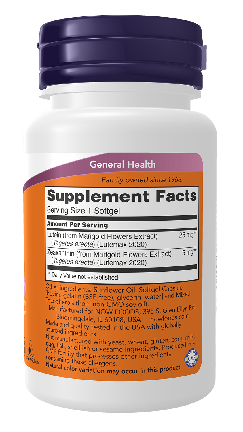 Lutein & Zeaxanthin - 60 softgels