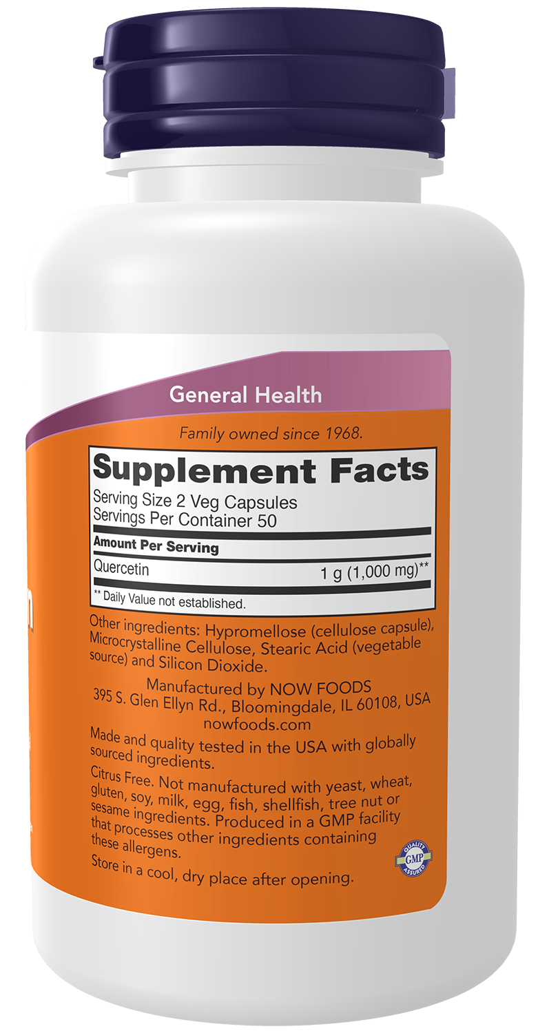 Quercetin, 500mg - 100 vcaps