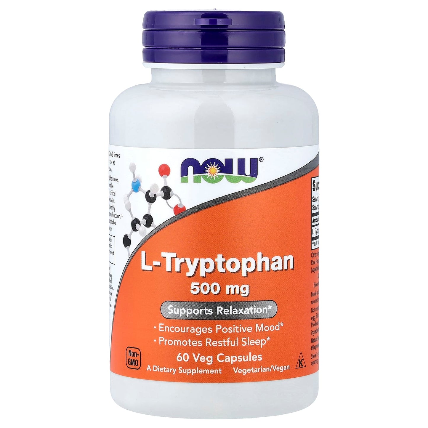 L-Tryptophan, 500mg - 120 vcaps