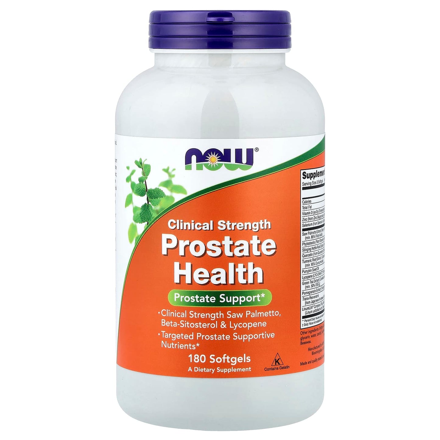 Prostate Health Clinical Strength - 180 softgels