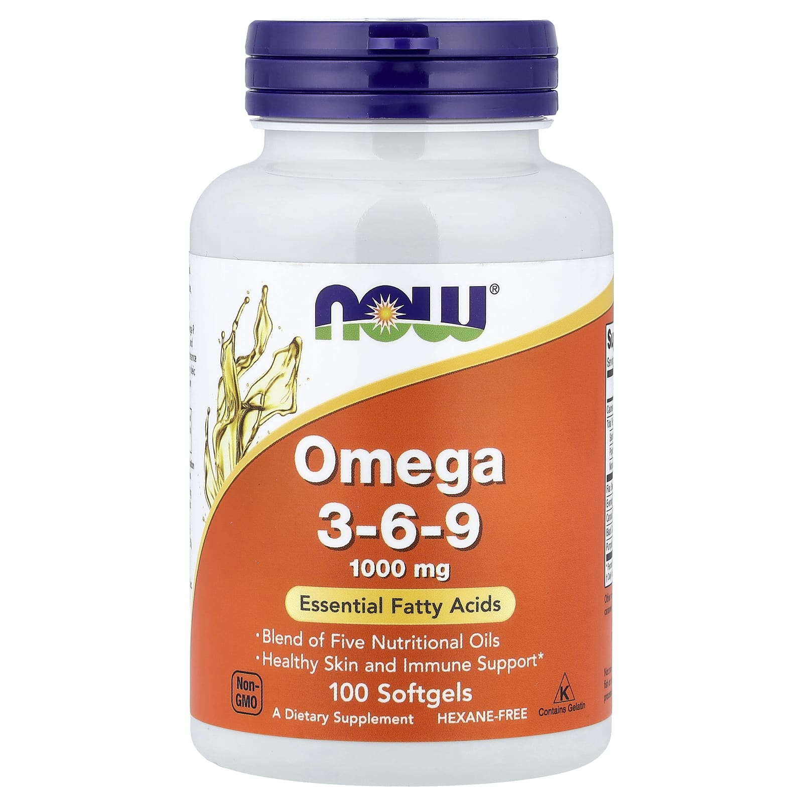 Omega 3-6-9, 1000mg - 100 softgels