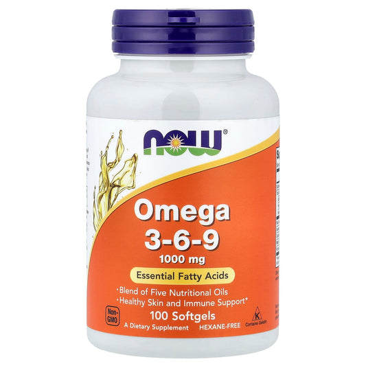 Omega 3-6-9, 1000mg - 100 softgels