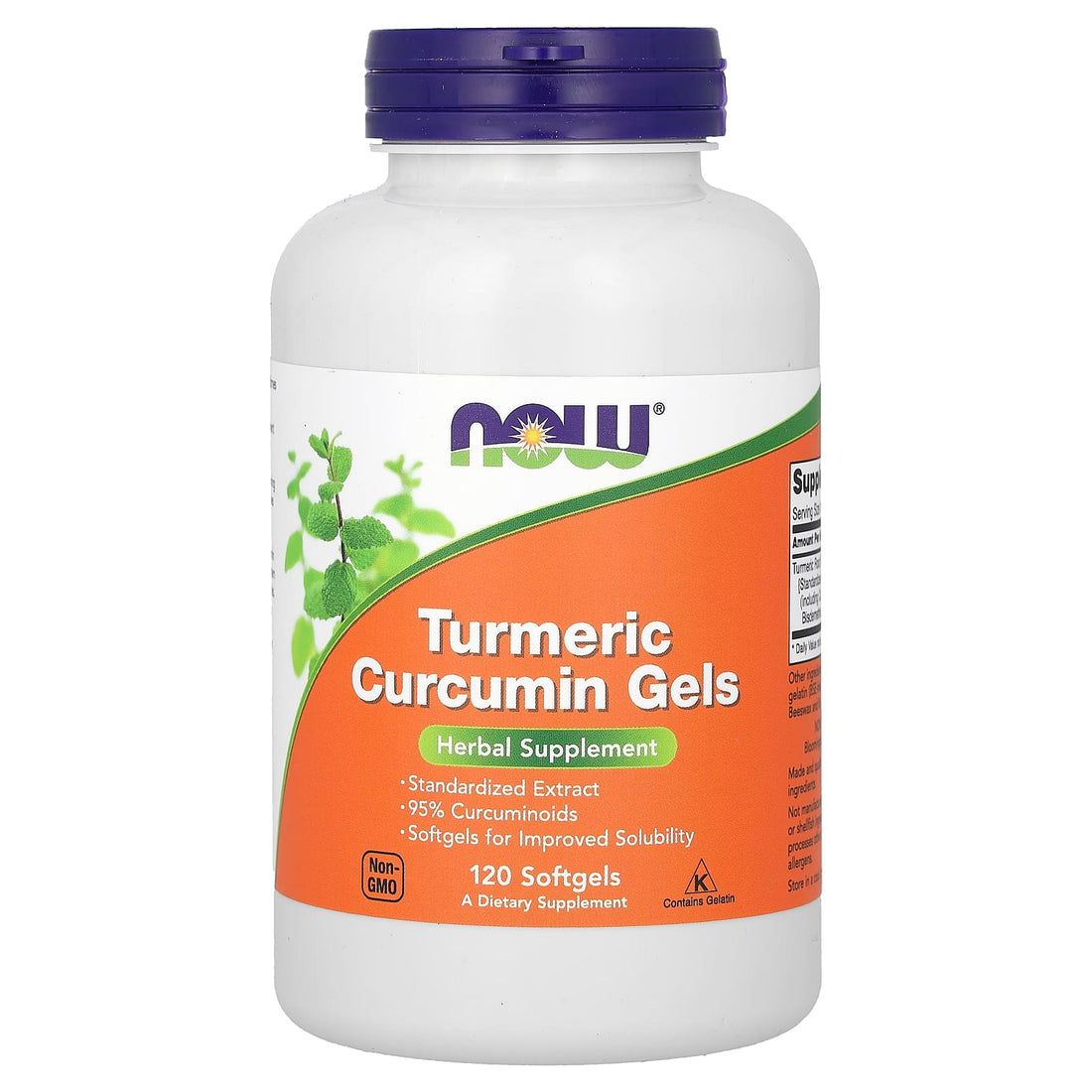 NOW Foods Turmeric Curcumin - 60 vcaps