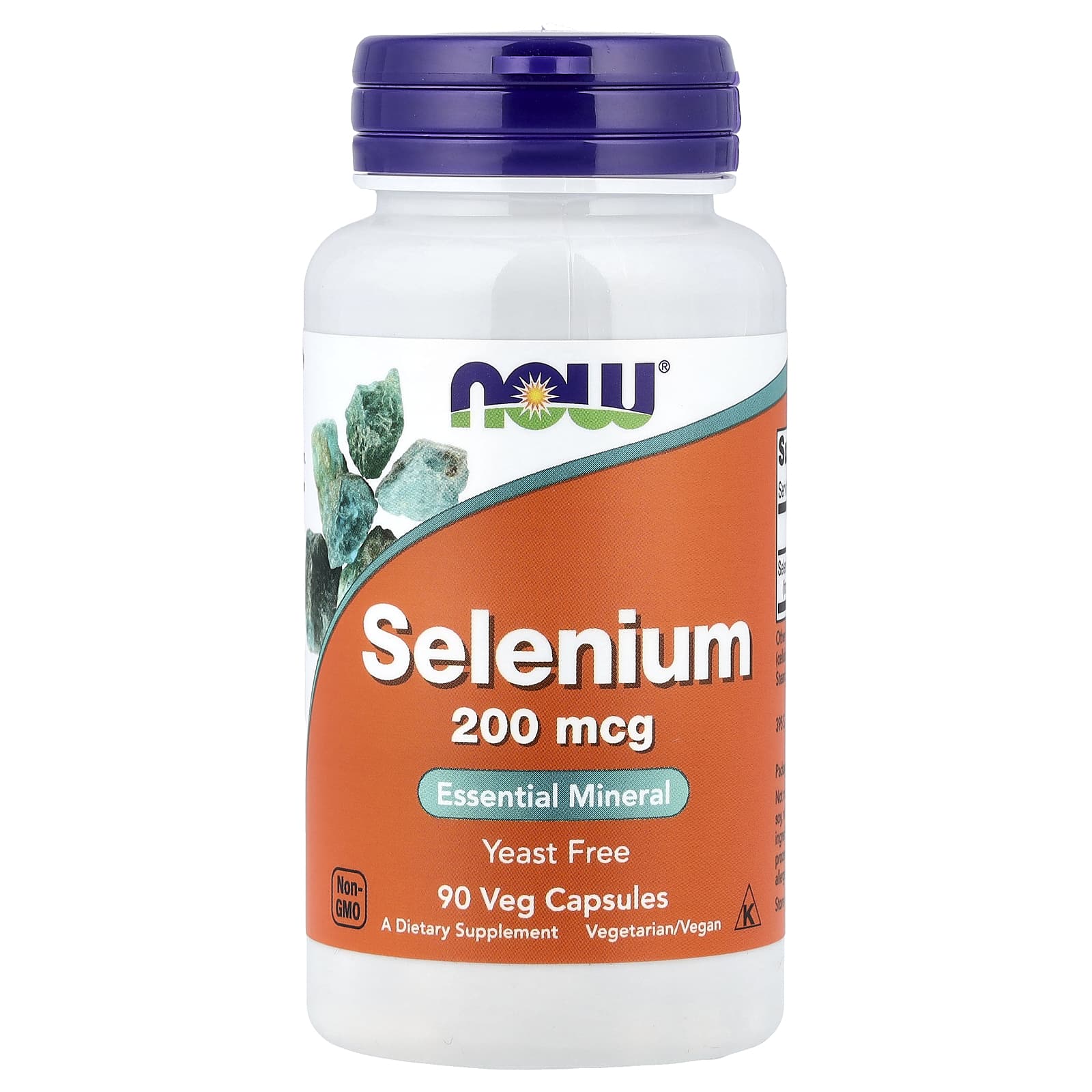 Selenium, 200mcg - 90 vcaps
