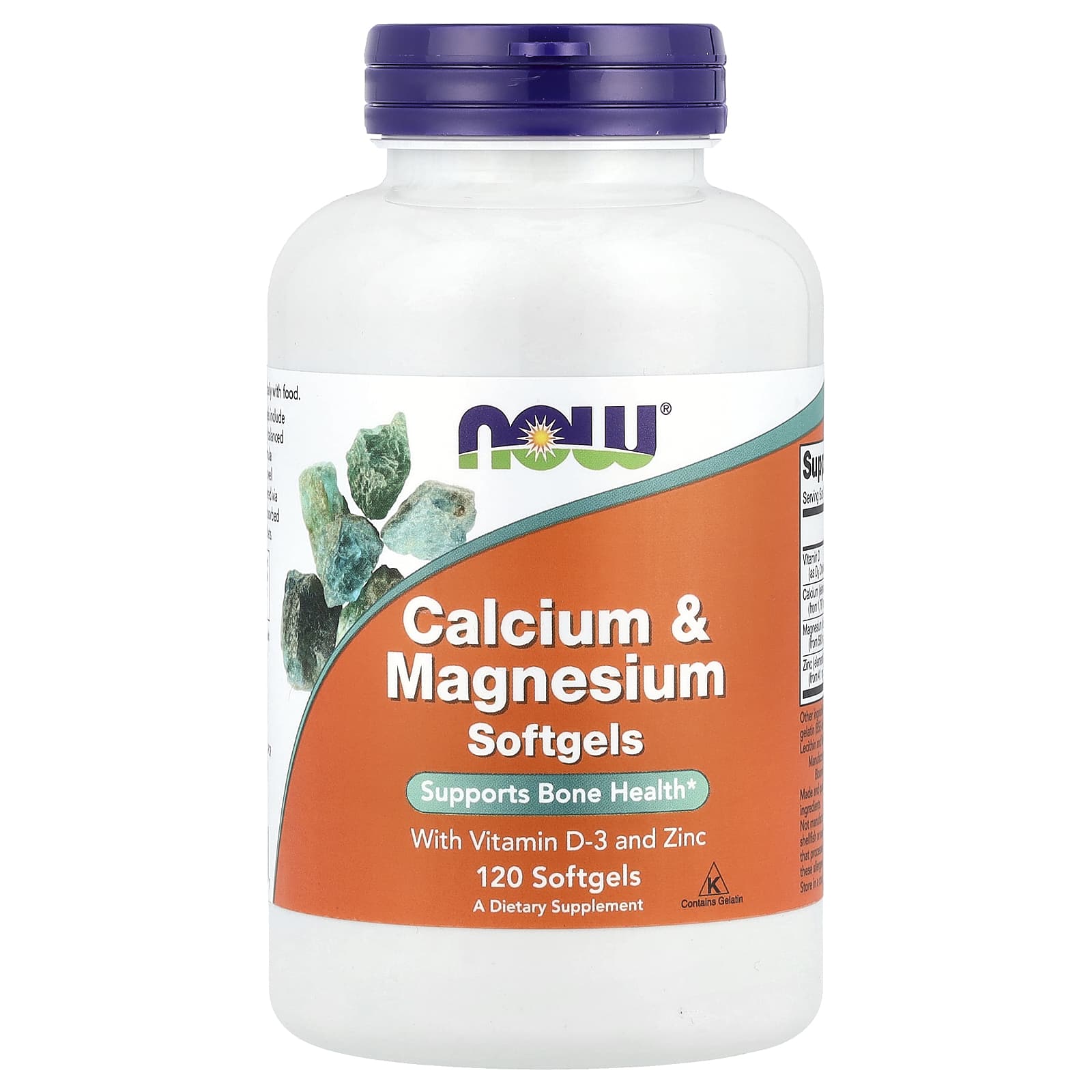 Magnesium & Calcium with Zinc and Vitamin D3 - 100 tablets