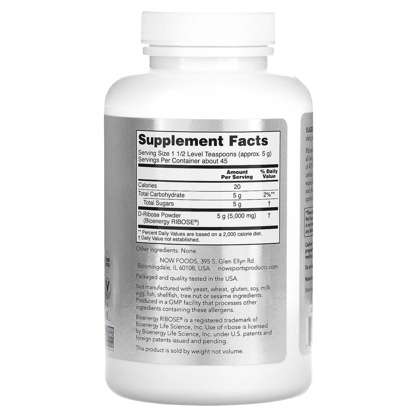 D-Ribose, Powder - 227g