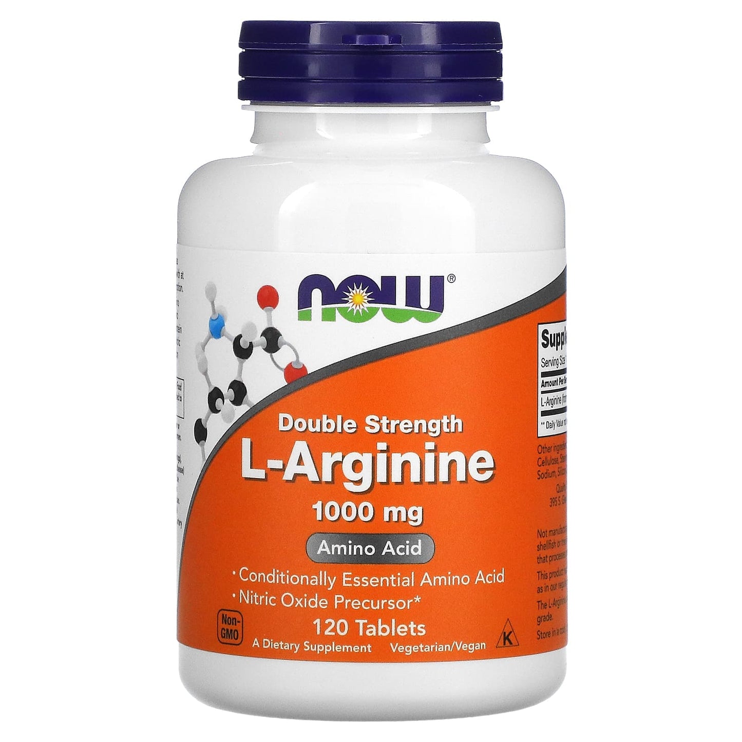 L-Arginine, 1000mg - 120 tablets
