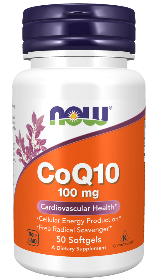 CoQ10, 100mg - 50 softgels