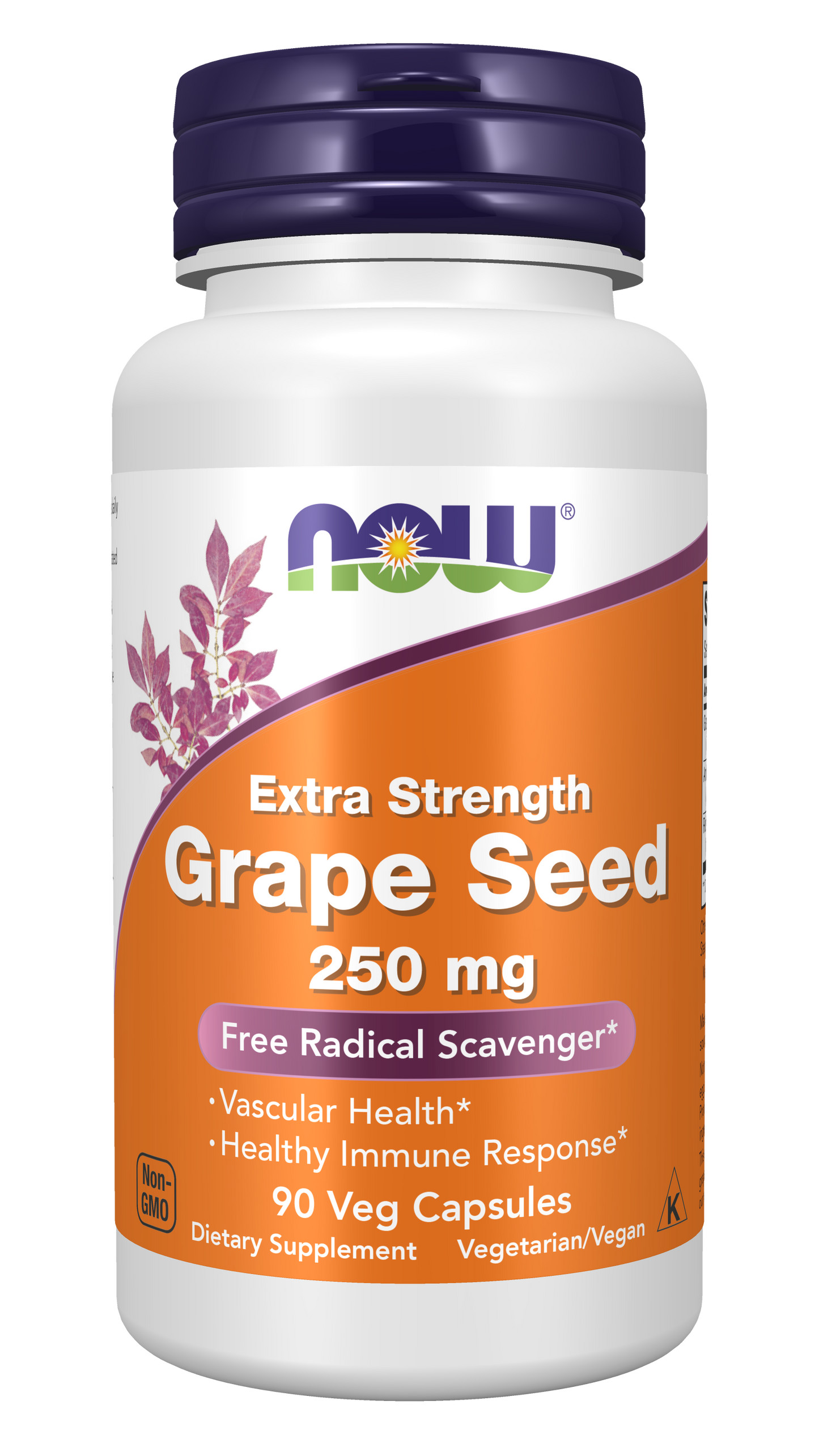 Grape Seed, 250mg Extra Strength - 90 vcaps