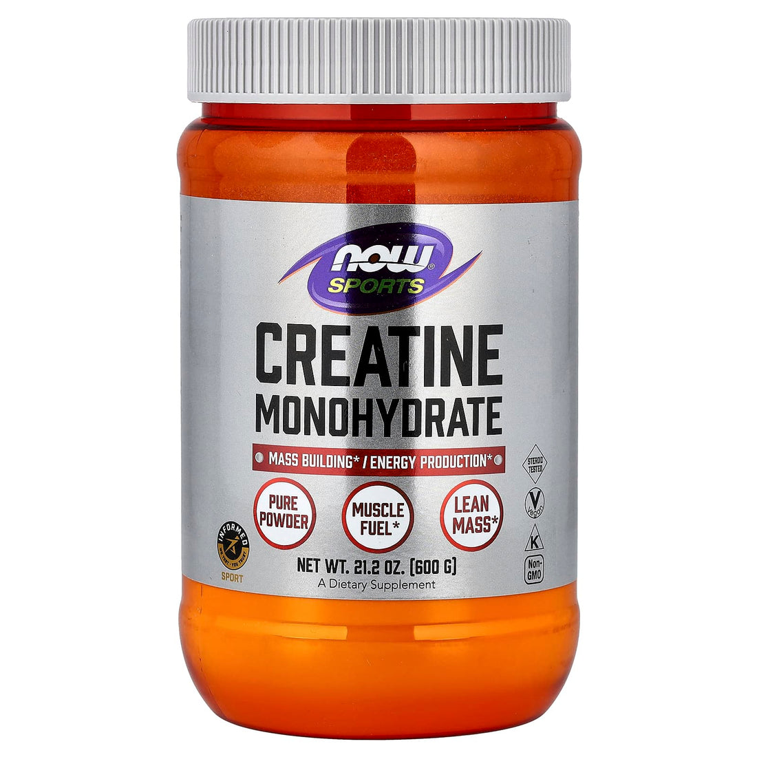 NOW Foods Creatine Monohydrate, Pure Powder - 1000g