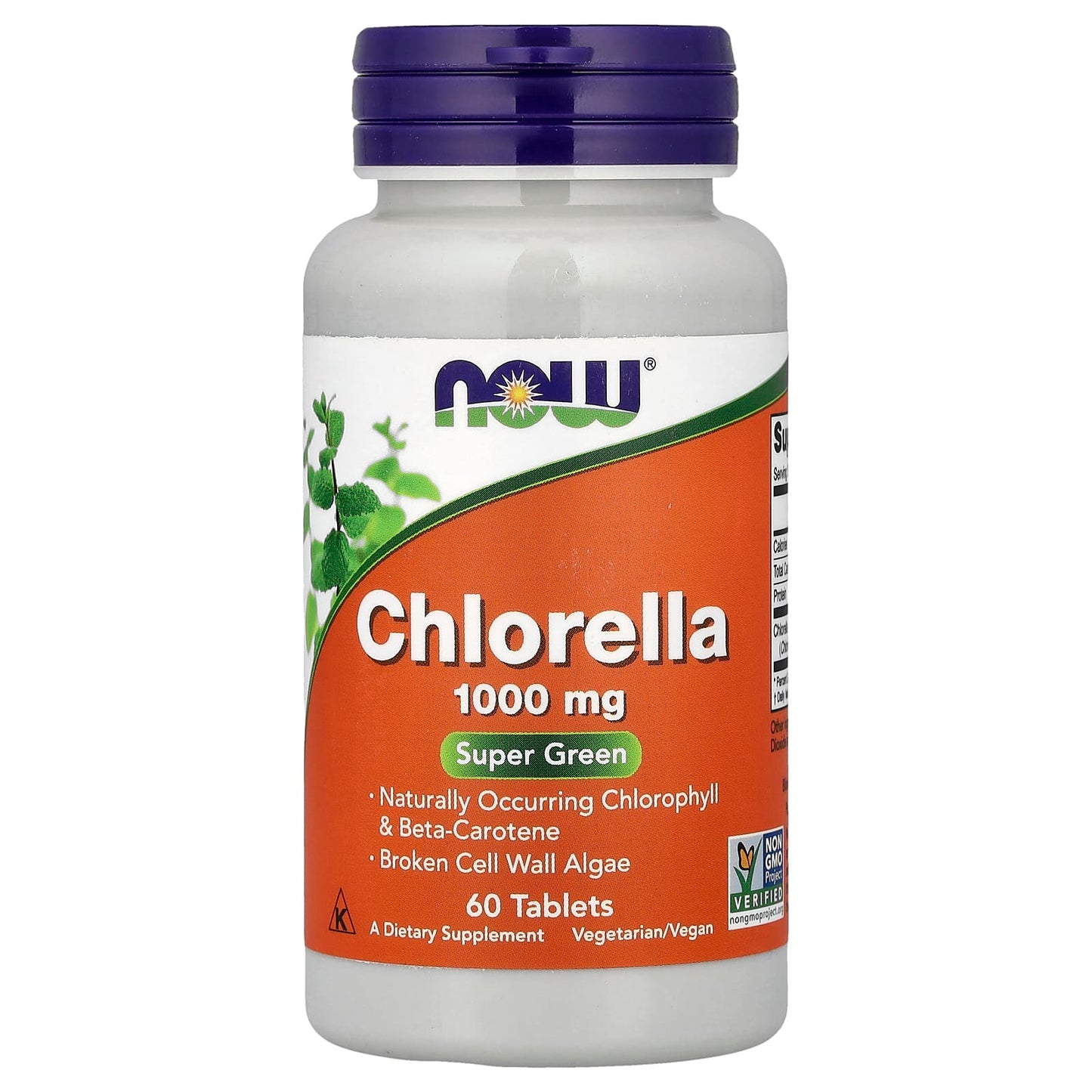 Chlorella, 1000mg - 60 tabs