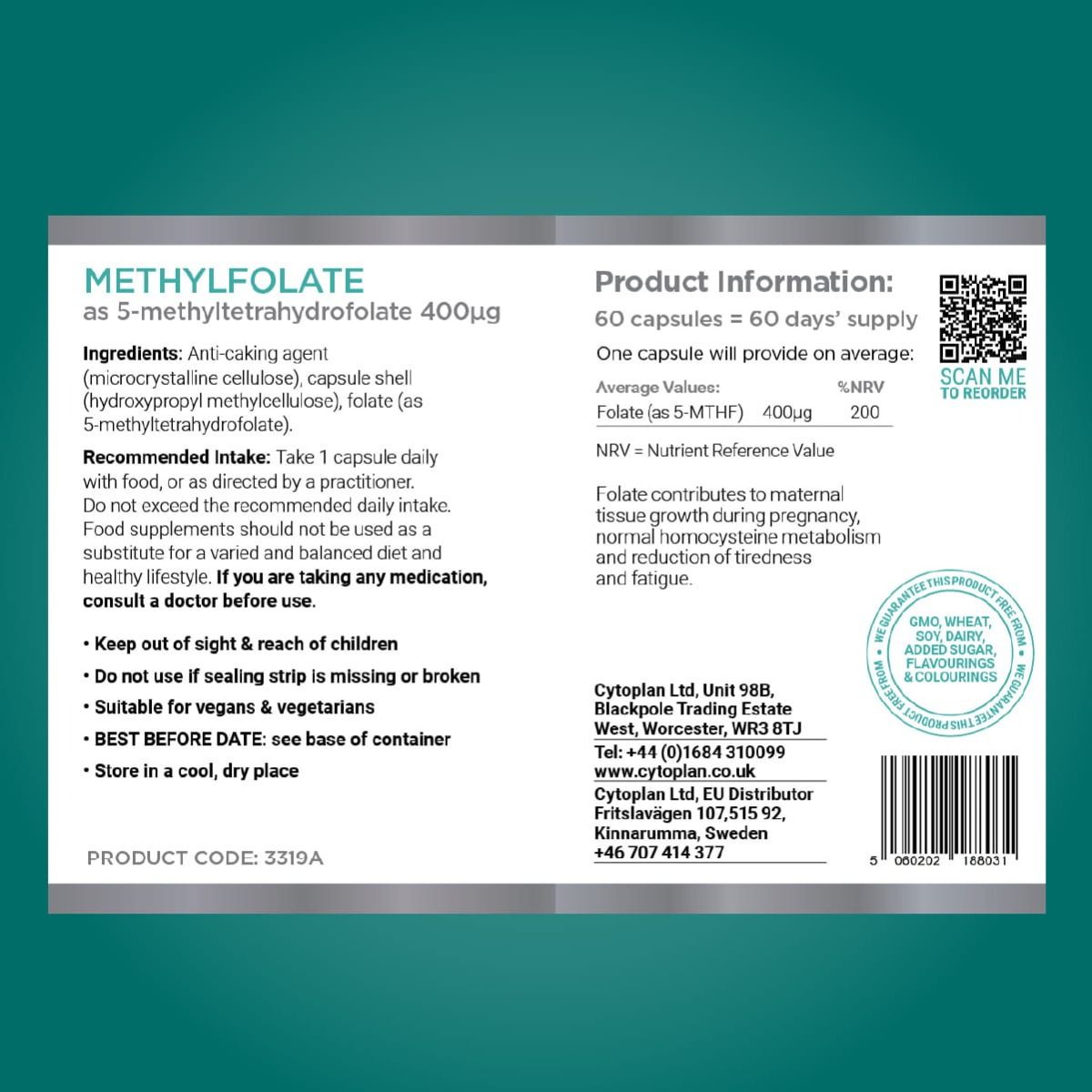 Methylfolate - 60 vcaps