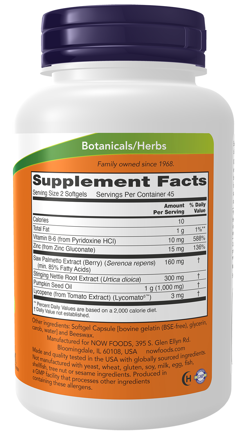 Prostate Support - 180 softgels