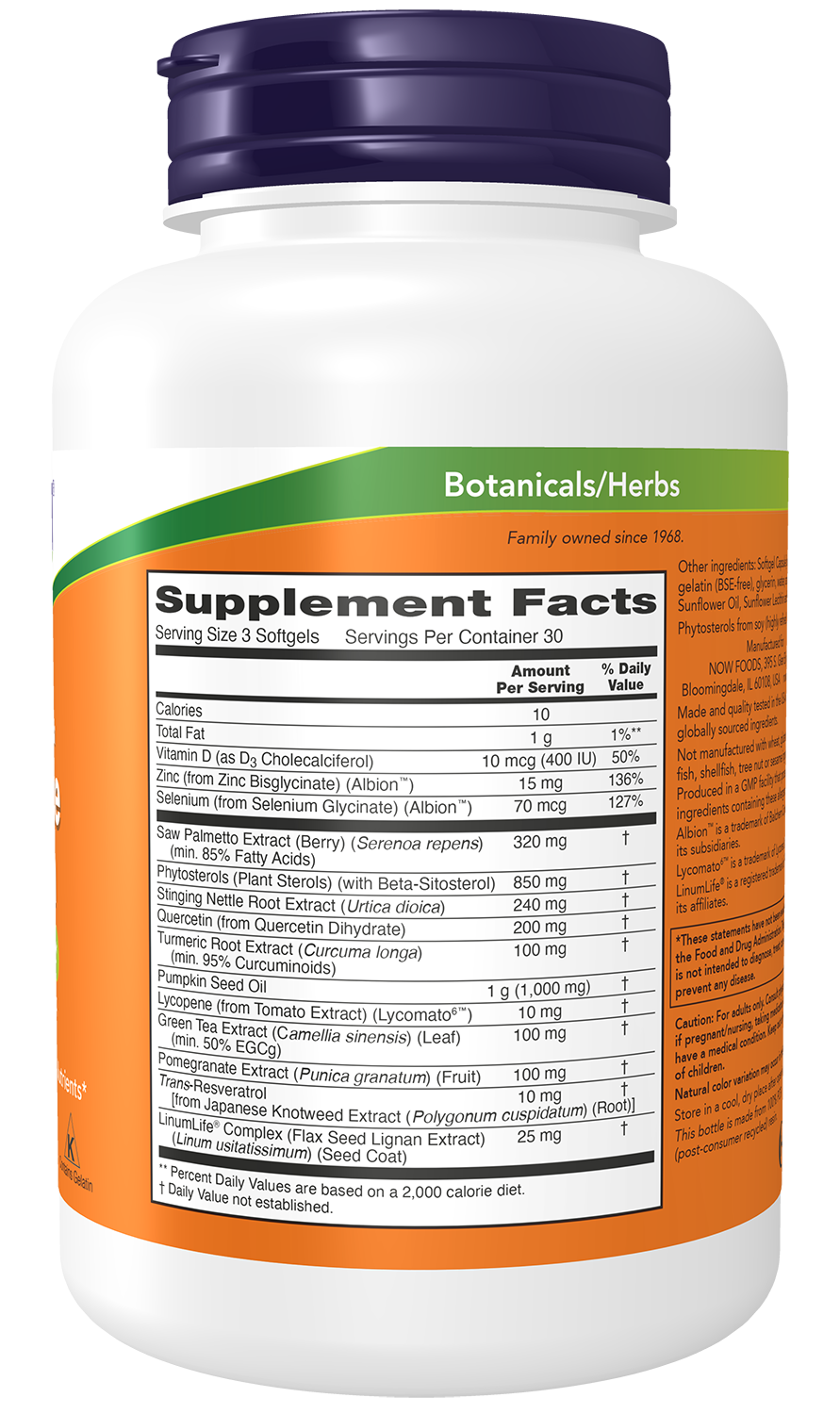 Prostate Health Clinical Strength - 180 softgels