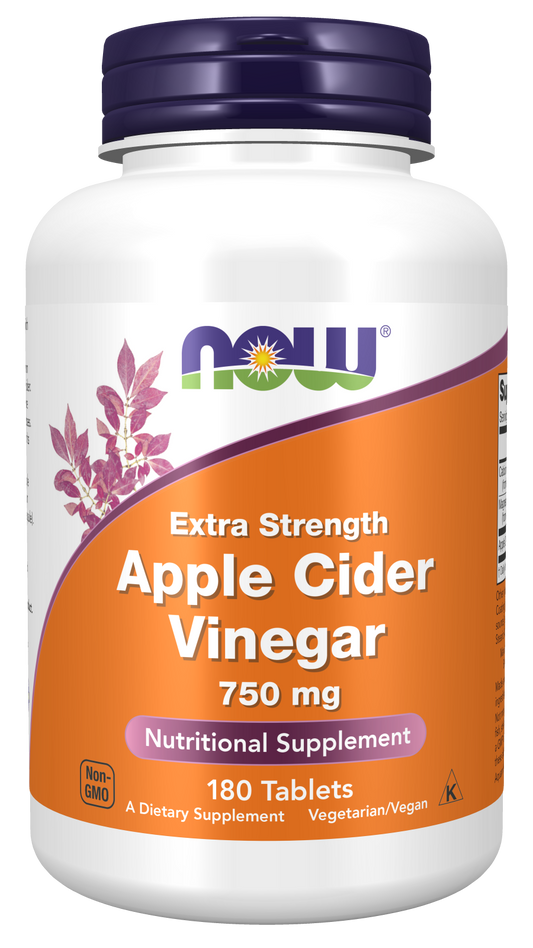 Apple Cider Vinegar, 750mg Extra Strength - 180 tabs