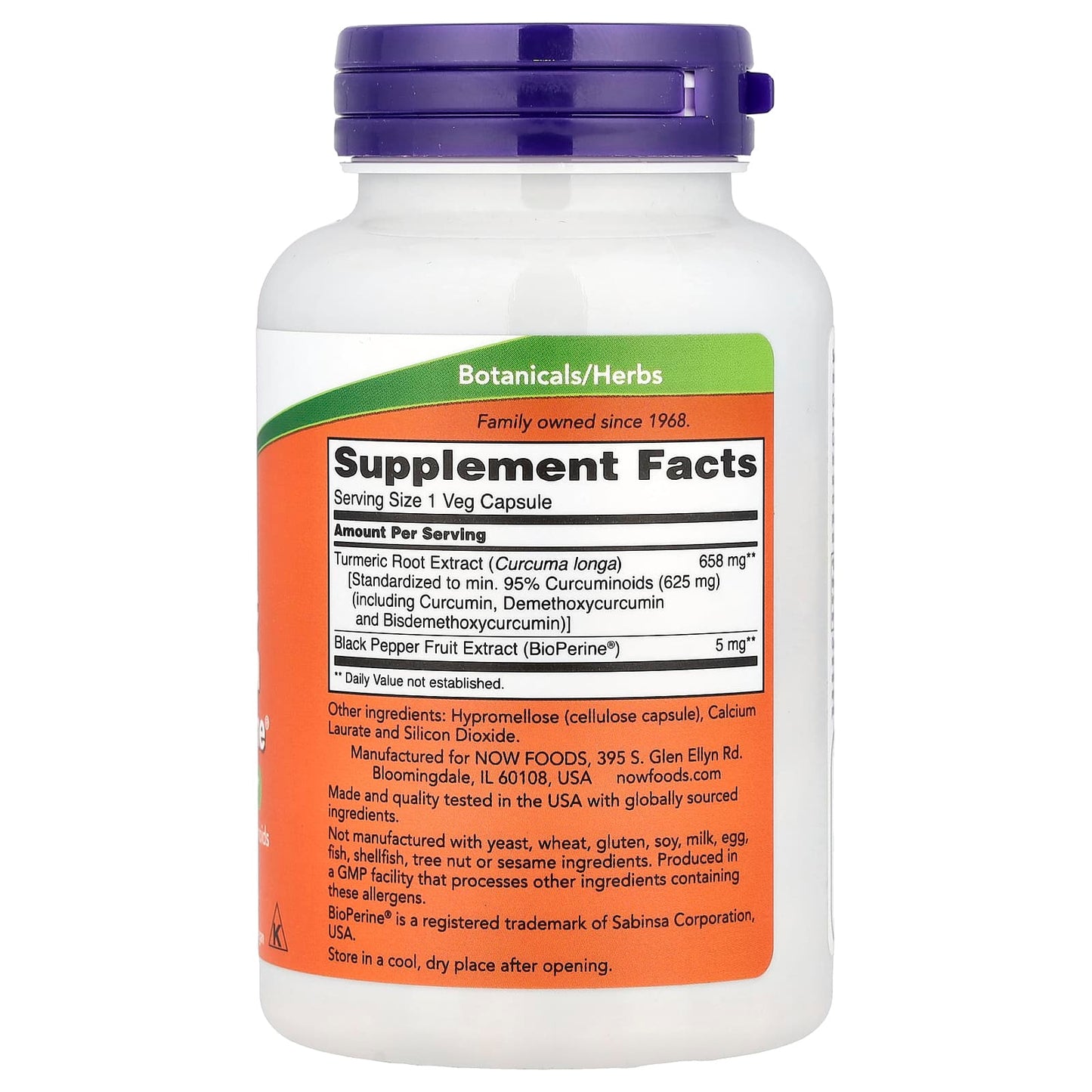 Turmeric Curcumin - 60 vcaps