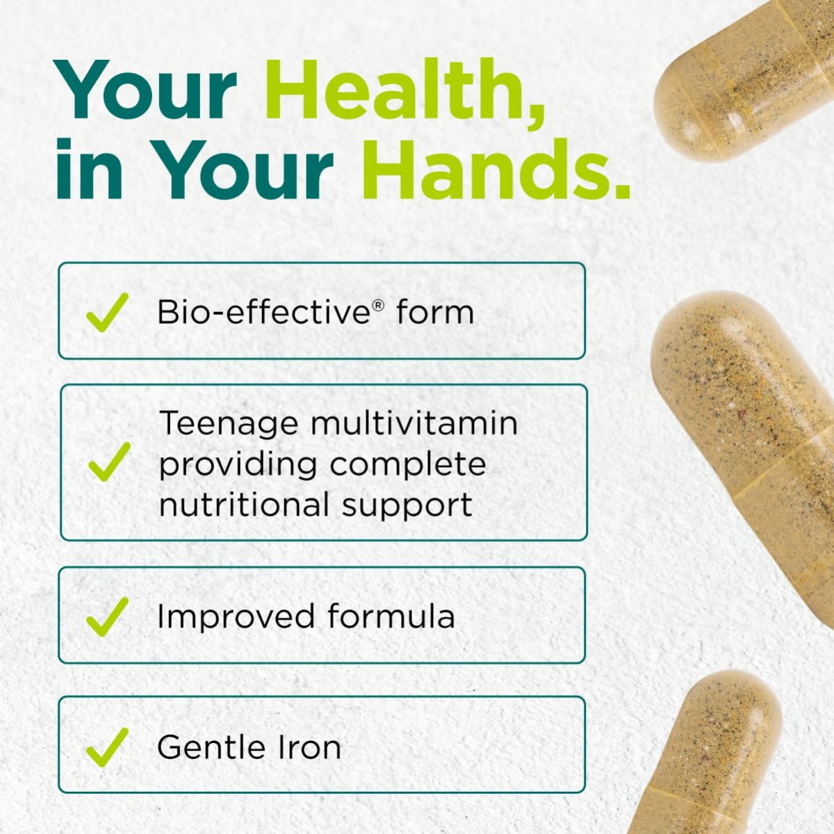 Teen Wholefood Multi - 60 vcaps