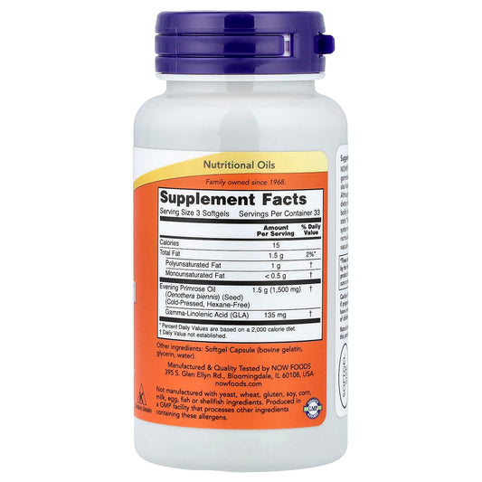 Evening Primrose Oil, 500mg - 250 softgels