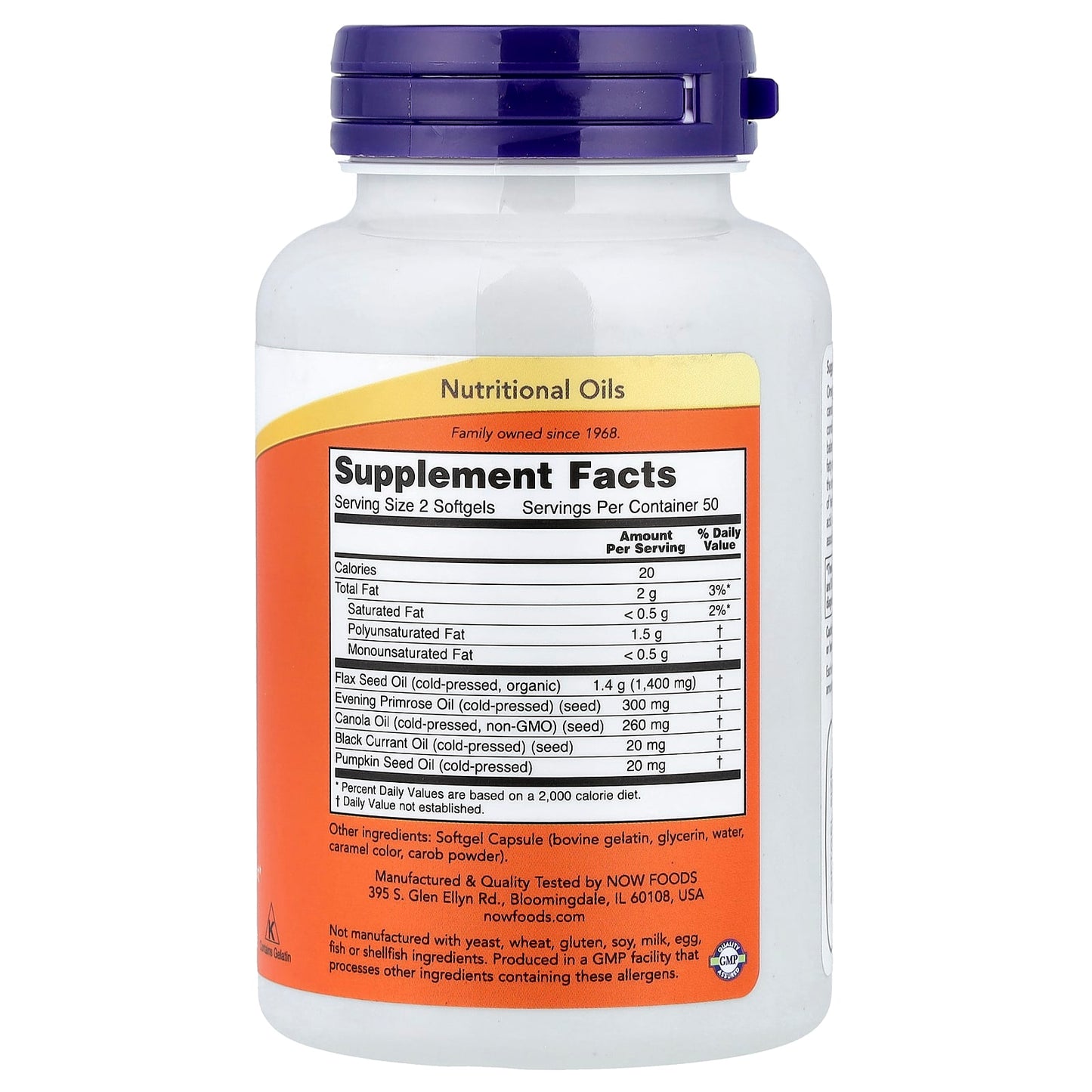 Omega 3-6-9, 1000mg - 250 softgels