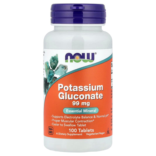 Potassium Gluconate, 99mg - 100 tablets