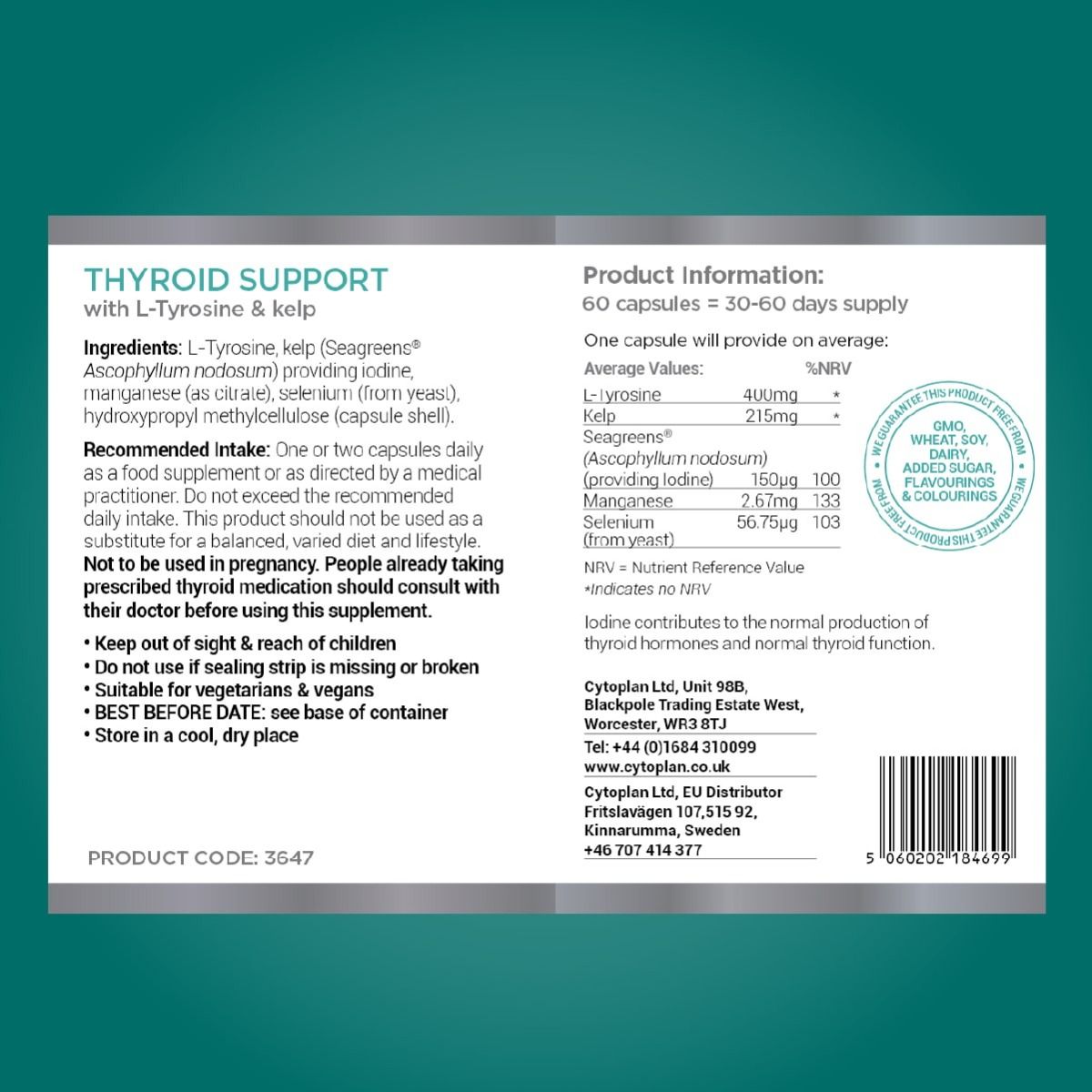 Thyroid Support - 60 vcaps