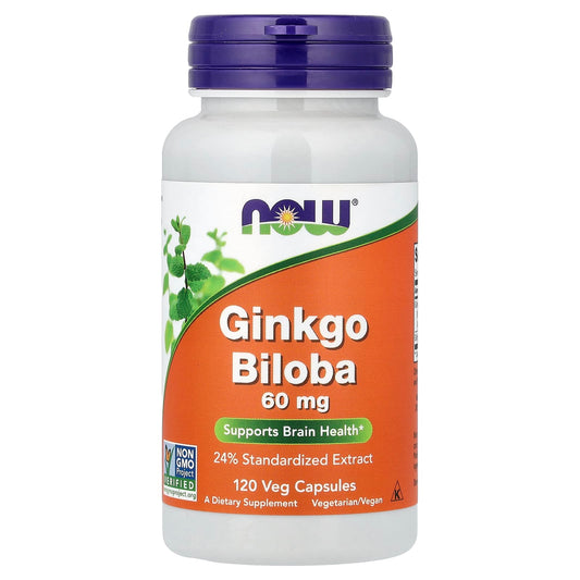 Ginkgo Biloba, 60mg - 120 vcaps